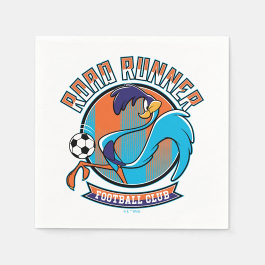 ROAD RUNNER™ Football Club Badge Serviette (Vorderseite)
