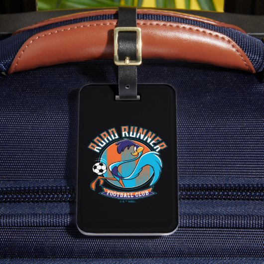 ROAD RUNNER™ Fußballclub-Abzeichen Gepäckanhänger (Vorderseite Insitu 2)
