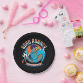 ROAD RUNNER™ Fußballclub-Abzeichen Pappteller (Party)