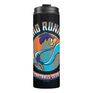 ROAD RUNNER™ Fußballclub-Abzeichen Thermosbecher