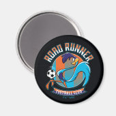 ROAD RUNNER™ Fußballverein-Emblem Magnet (Vorderseite/Rückseite)
