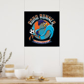 ROAD RUNNER™ Fußballverein-Emblem Poster (Küche)