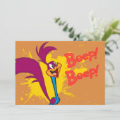 ROAD RUNNER™ Jump Einladung (Stehend Vorderseite)