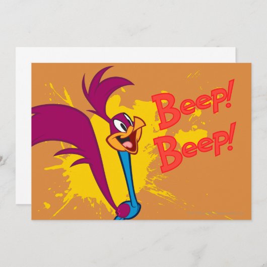 ROAD RUNNER™ Jump Einladung (Vorne/Hinten)