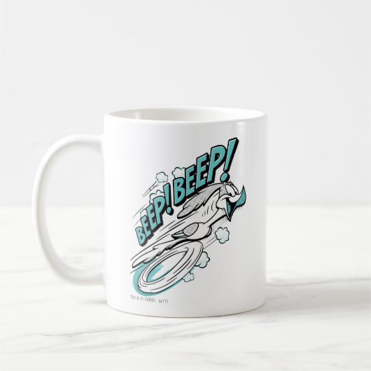 ROAD RUNNER™ REEP BEEP BEEP™™ Halftone Kaffeetasse (Links)