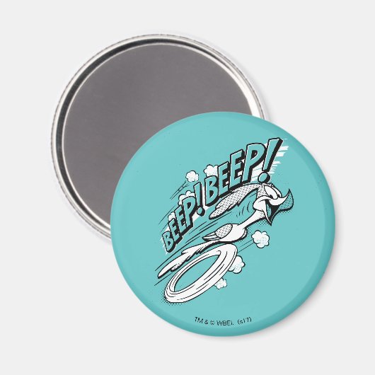 ROAD RUNNER™ REEP BEEP BEEP™™ Halftone Magnet (Vorderseite/Rückseite)