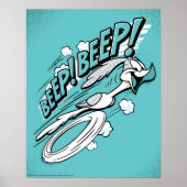 ROAD RUNNER™ REEP BEEP BEEP™™ Halftone Poster (Vorne)