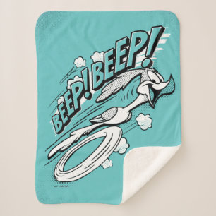 ROAD RUNNER™ REEP BEEP BEEP™™ Halftone Sherpadecke