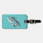 ROAD RUNNER™ REEP BEEP!™ Halftone Gepäckanhänger (Vorderseite horizontal)