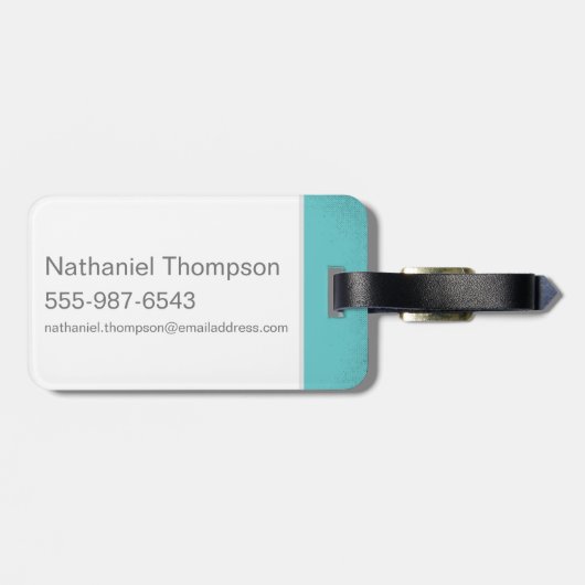 ROAD RUNNER™ REEP BEEP!™ Halftone Gepäckanhänger (Rückseite horizontal)