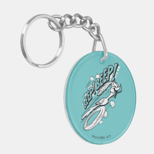 ROAD RUNNER™ REEP BEEP!™ Halftone Schlüsselanhänger (Vorderseite links)