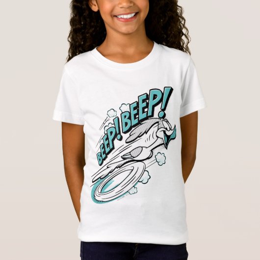 ROAD RUNNER™ REEP BEEP!™ Halftone T-Shirt (Vorderseite)