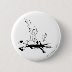 ROAD RUNNER™ und WILE E. COYOTE™ Shaped Hole Button