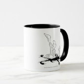ROAD RUNNER™ und WILE E. COYOTE™ Shaped Hole Tasse (VorderseiteRechts)
