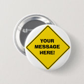 Road Sign Abzeichen Button (Vorne & Hinten)