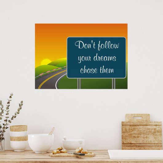 Road Sign Poster (Küche)