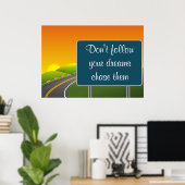 Road Sign Poster (Heimbüro)