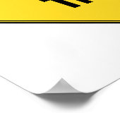 Road Sign- Road Trip Poster (Ecke)