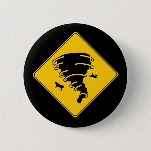 Road Sign- Tornado Button (Vorderseite)