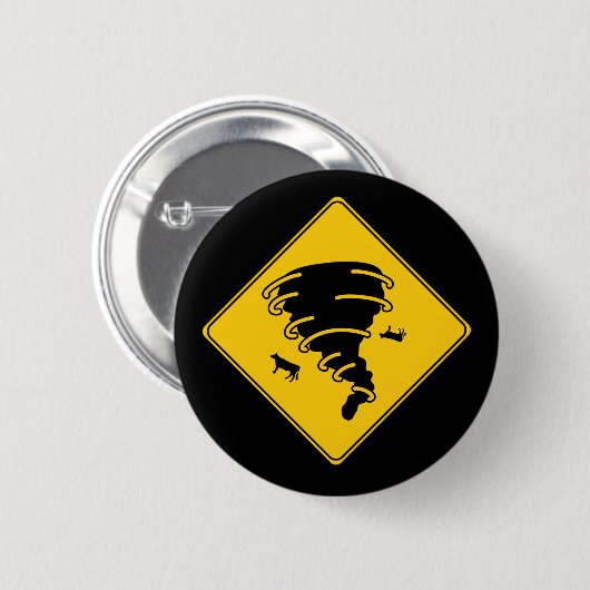 Road Sign- Tornado Button (Vorne & Hinten)
