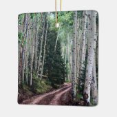 Road Through The Birch Keramikornament (Links)