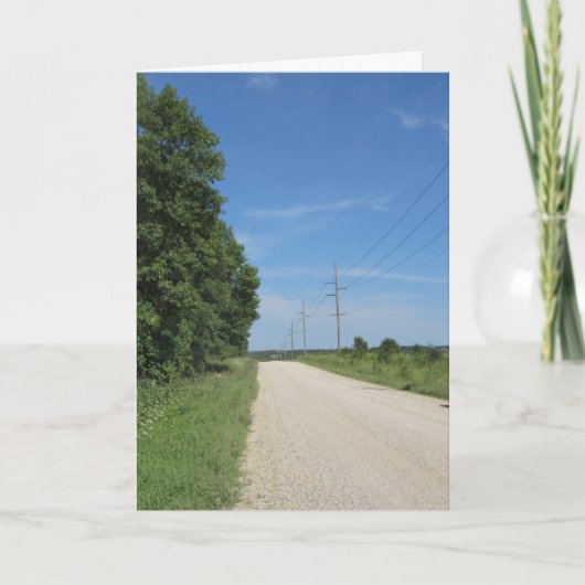 "Road to Faribault Staat Hospital" Get Well Card Karte (Vorderseite)
