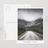 Road to Nusfjord Postkarte (Vorne/Hinten)