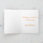 "Road to Oxford Mill Ruins" Get Well Card Karte (Innenseite)