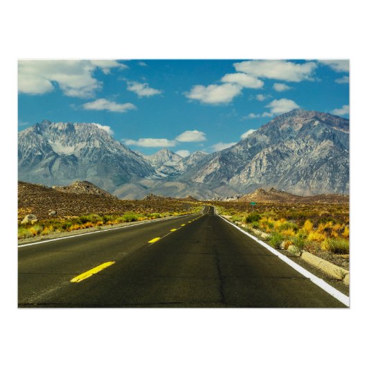 Road to the Sabrina Basin Landscape Wall Art Poster (Vorderseite)