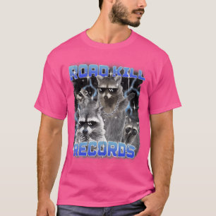 Road Toill Platten Raccoon Funny 90S Bootleg Rap T-Shirt