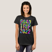 Road Trip 2022 Tie Dye Matching Family T-Shirt (Vorne ganz)