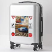 "Road Trip 66" Aufkleber (Koffer)