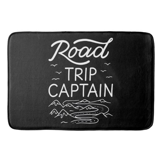 Road Trip Captain I Badematte (Vorderseite)