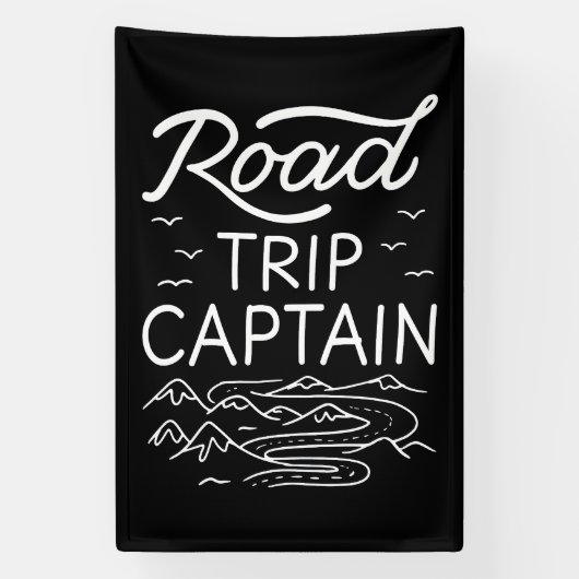 Road Trip Captain I Banner (Vertikal)