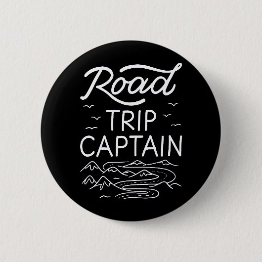 Road Trip Captain I Button (Vorderseite)