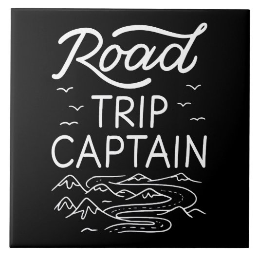 Road Trip Captain I Fliese (Vorderseite)