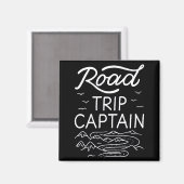 Road Trip Captain I Magnet (Vorderseite/Rückseite)