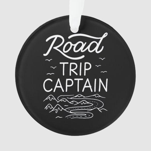 Road Trip Captain I Ornament (Vorderseite)