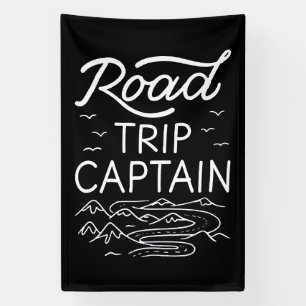 Road Trip Captain I - RV-Pilot Camping-Urlaub Banner
