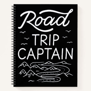 Road Trip Captain I - Wohnmobil-Pilot Camping-Urla Notizblock