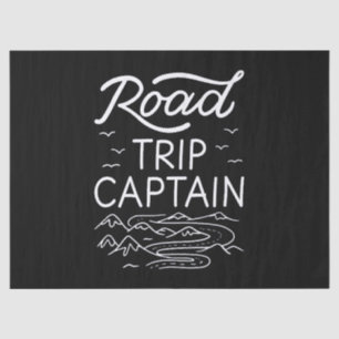 Road Trip Captain I - Wohnmobil-Pilot Camping-Urla Seidenpapier