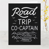 Road Trip Co-Captain I Karte (Gelbe Blume)