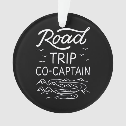 Road Trip Co-Captain I Ornament (Vorderseite)