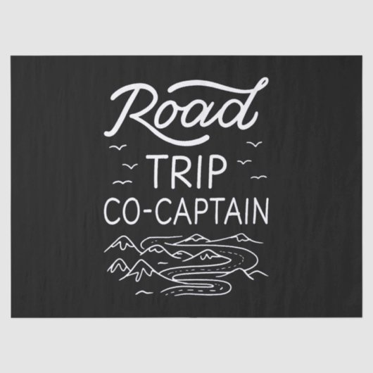 Road Trip Co-Captain I Seidenpapier (Vorderseite)