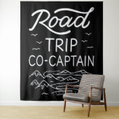 Road Trip Co-Captain I Wandteppich (Beispiel)