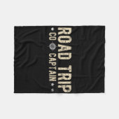 Road Trip Co Captain Road Trip 3 Fleecedecke (Vorderseite (Horizontal))