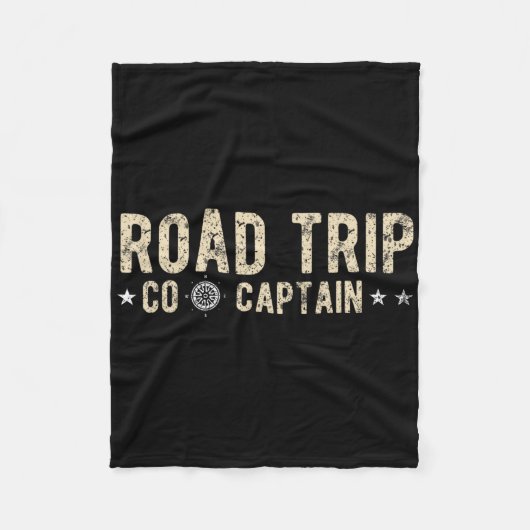 Road Trip Co Captain Road Trip 3 Fleecedecke (Vorderseite)