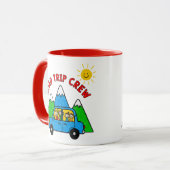 Road Trip Crew Kids Travel Drawing Tasse (Vorderseite Links)