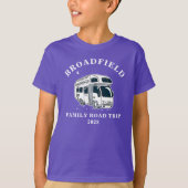 Road Trip Custom Family Matching RV Camper T-Shirt (Vorderseite)