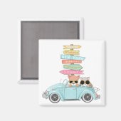 Road Trip Magnet (Vorderseite/Rückseite)